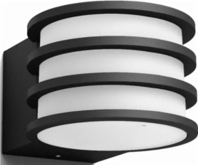Alt view image 5 of 9 - Philips Hue Smart LED White Lucca Outdoor Lantern Weather-proof (Requires a Philips Hue bridge)