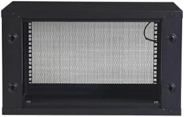 Alt view image 3 of 5 - APC by Schneider Electric NetShelter WX 6U Wall Mount Cabinet - For Server, LAN Switch - 6U Rack Height x 19" Rack Width x 12.95" Rack Depth - Wall Mountable - Black - 200.42 lb Static/Stationary Weight Capacity