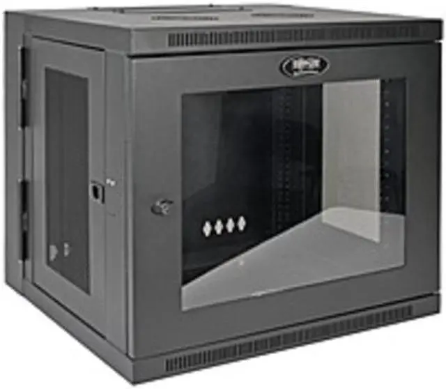 Main image of Tripp Lite 10U Wall-Mount Rack Enclosure Server Cabinet, Hinged Back, Clear Acrylic Window (SRW10USG)