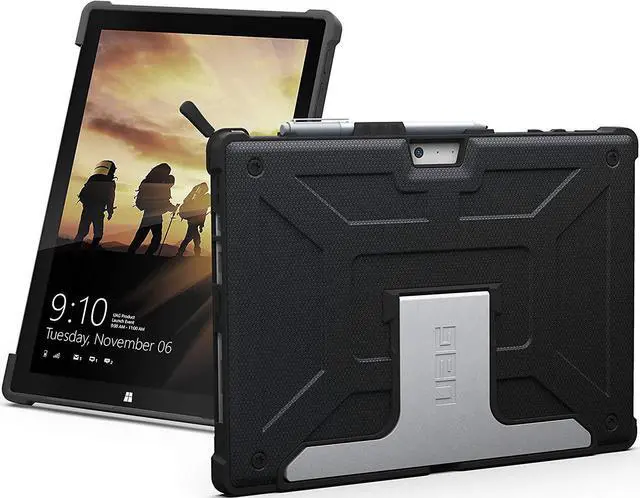 Main image of URBAN ARMOR GEAR UAG-SFPRO4-BLK-VP Rugged Case for Microsoft Surface Pro - Black