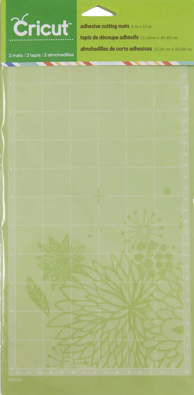 Main image of Cricut StandardGrip Adhesive Cutting Mat Green | 2 Mats 12"x6" 2001972