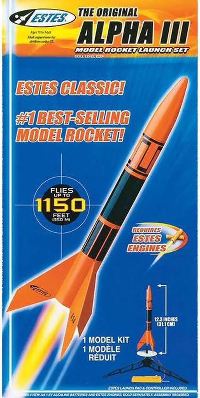 Alt view image 14 of 14 - 1427 Alpha III Launch Set E2X Easy-to-Assemble ESTT1427 ESTES