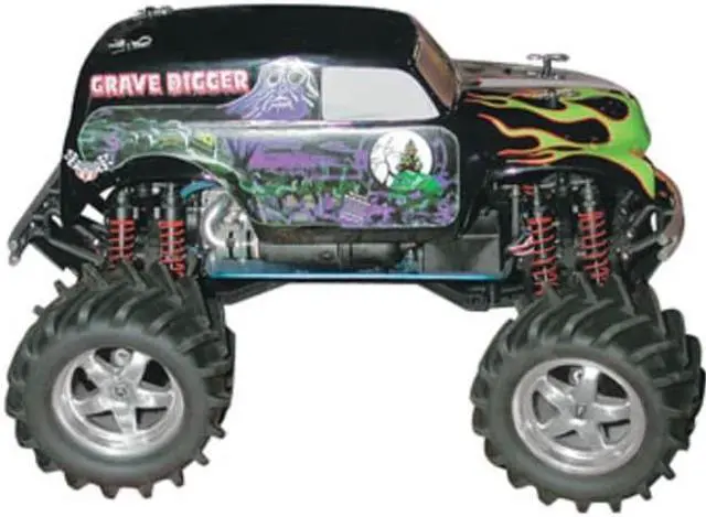 Alt view image 2 of 2 - Parma 10165P 1/10 Gravedigger 12 Painted Body Shell