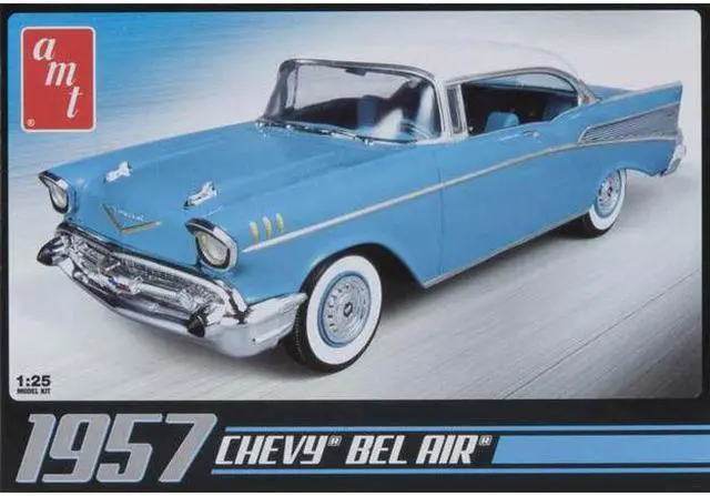Main image of 1957 Chevy Bel Air 1/25 Scale Plastic Model Kit AMT