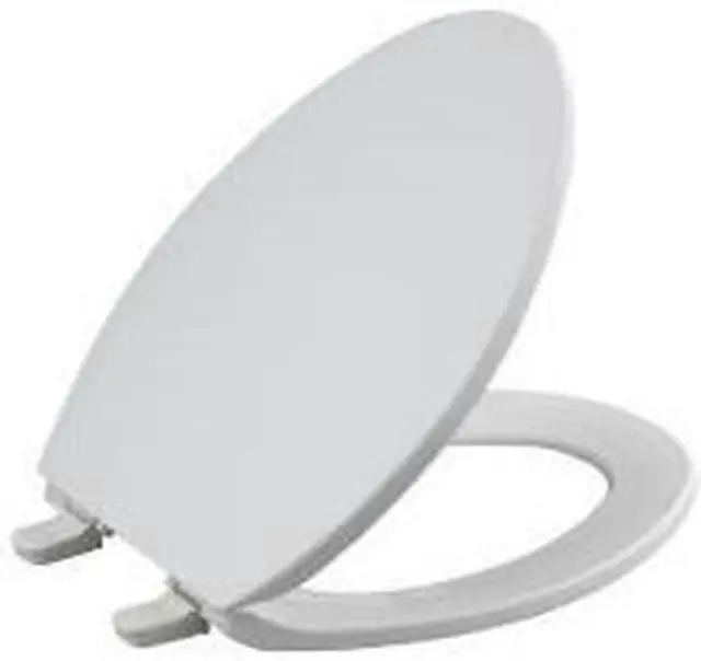 Main image of Kohler K-4774-0 Brevia Q2 Elongated Closed-Front Toilet Seat with Quick-Release and Quick-Attach, White