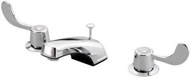 Main image of Kingston Brass KB931B Vista Widespread Bathroom Faucet with Brass Pop-Up Drain A, Polished Chrome