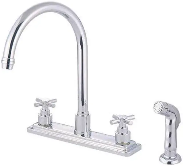 Main image of Kingston Brass KS8791EX Kitchen , Faucet, Polished Chrome
