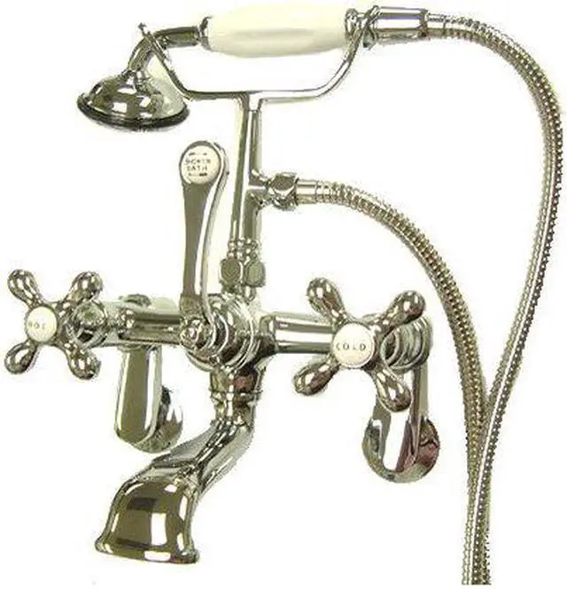 Alt view image 2 of 8 - LEG TUB FILLER W. HAND SHOWER CP, (1) CCMX1H (1)-Chrome Finish