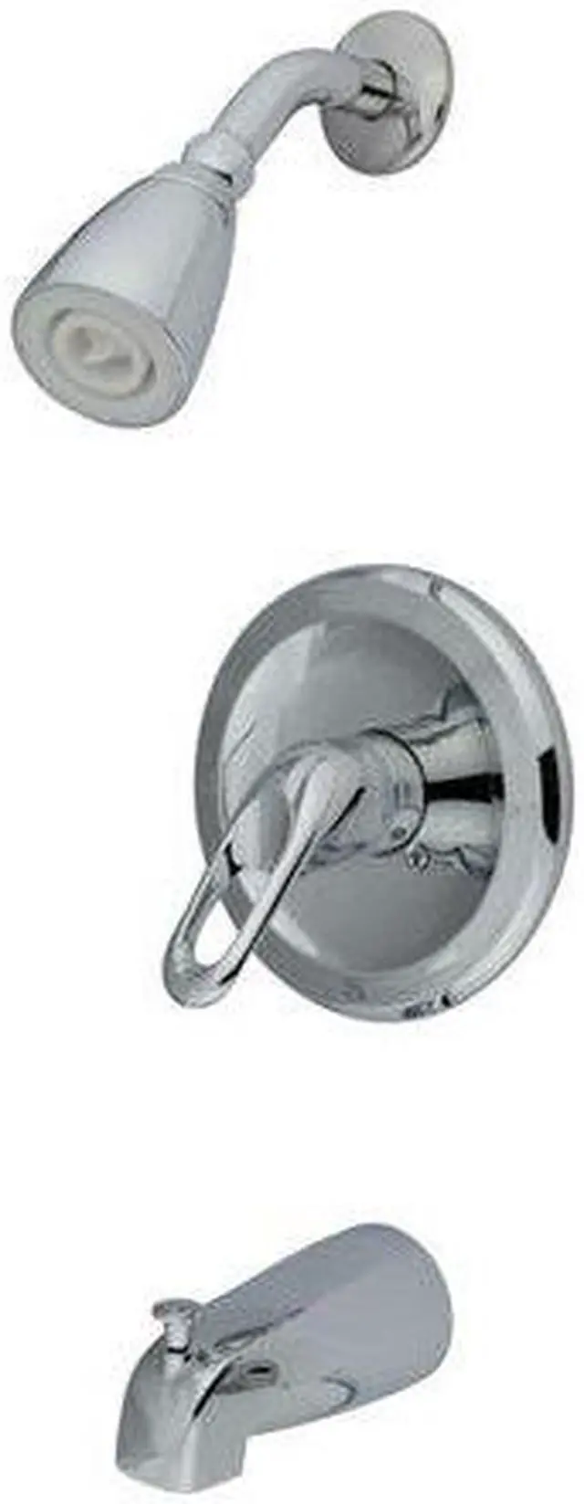 Main image of Kingston Brass KB531LP Tub and Shower , Faucet, Polished Chrome