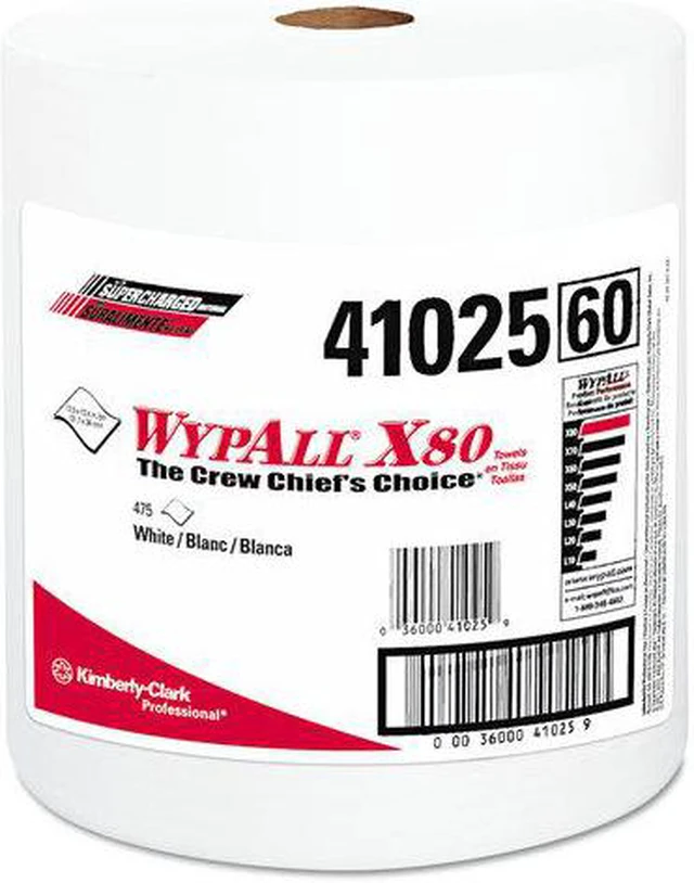 C-Wypall X80 Rag Rplmt Hydro Wpr Jumbo Rl 475Sh - Newegg.com