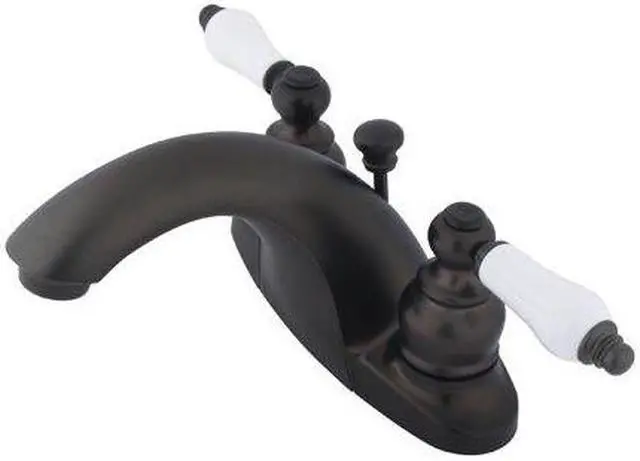 Main image of Kingston Brass KB7645PL Lavatory , Faucet, Oil Rubbed Bronze