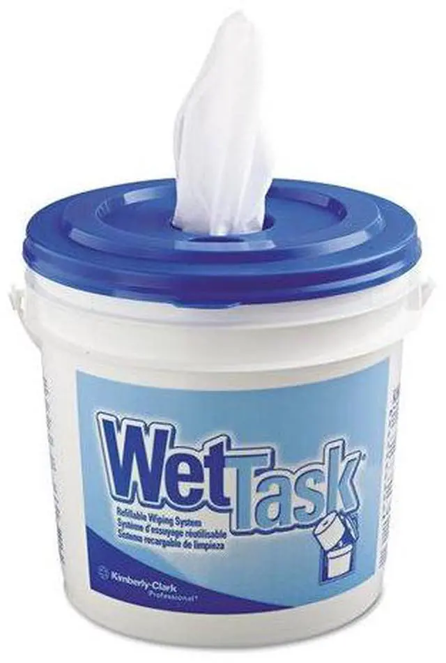 Main image of KIMTECH PREP Wipers for Disinfectants Sanitizers, 12 x 12 1/2, White,