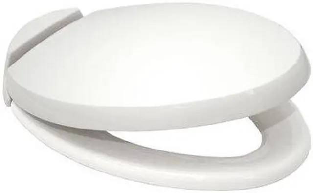 Main image of SS204-01 SoftClose Oval Elongated Plastic Closed Front Toilet Seat & Cover (Cotton White)