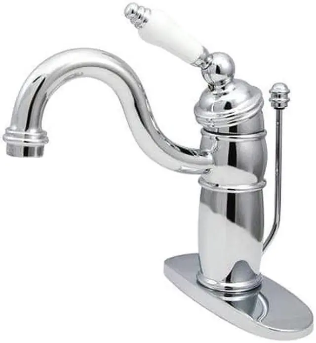 Alt view image 2 of 6 - Victorian Mono Block Lavatory FCT (washerless),w/PL HDL-Chrome Finish