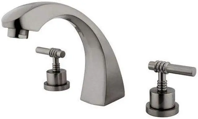 Main image of Kingston Brass KS4368ML Roman Tub , Faucet, Satin Nickel