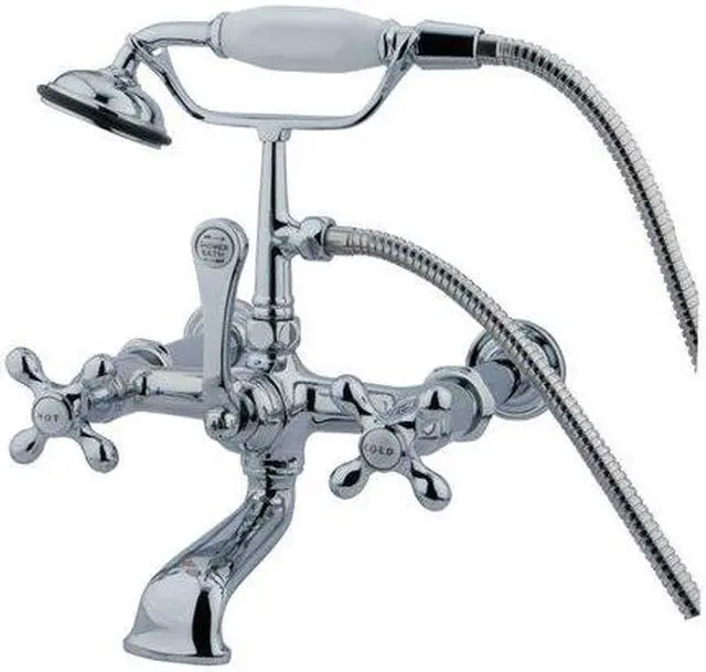 Main image of Kingston Brass CC548T1 Clawfoot Tub Filler , Faucet, Polished Chrome