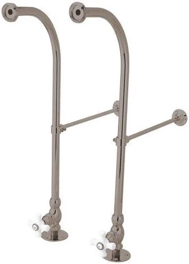 Alt view image 2 of 5 - Kingston Brass CC458CX Bath Supply Line, Satin Nickel