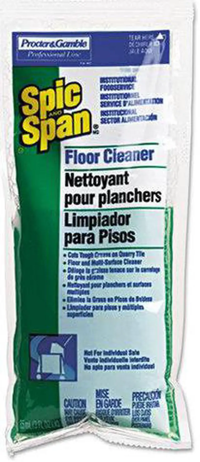 Alt view image 2 of 10 - Spic and Span PAG02011 Liquid Floor Cleaner 3 oz. Packet 45 Count