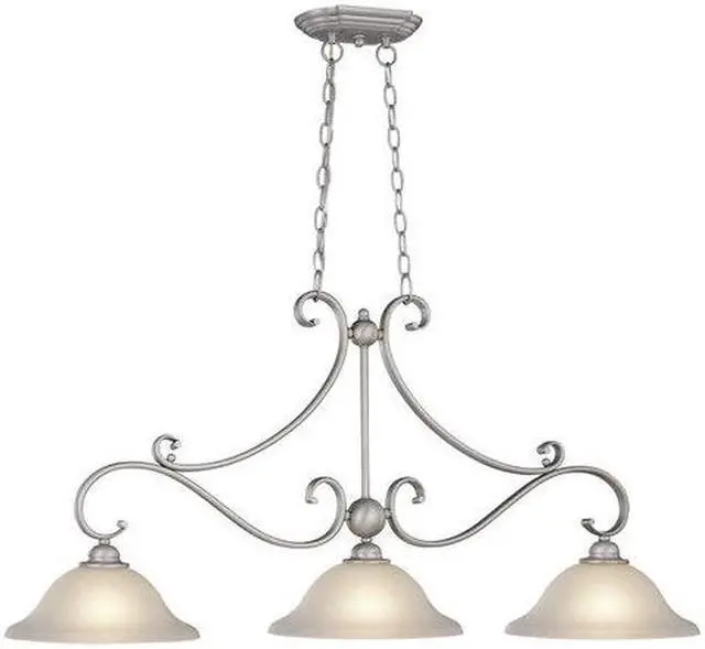 Main image of Vaxcel Monrovia Kitchen Island in Brushed Nickel - PD35413BN
