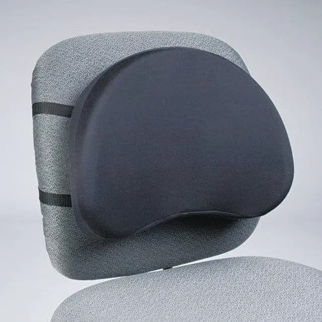 Alt view image 2 of 13 - Kantek Deluxe Back Support 15-1/2w x 3d x 11h Black LS400