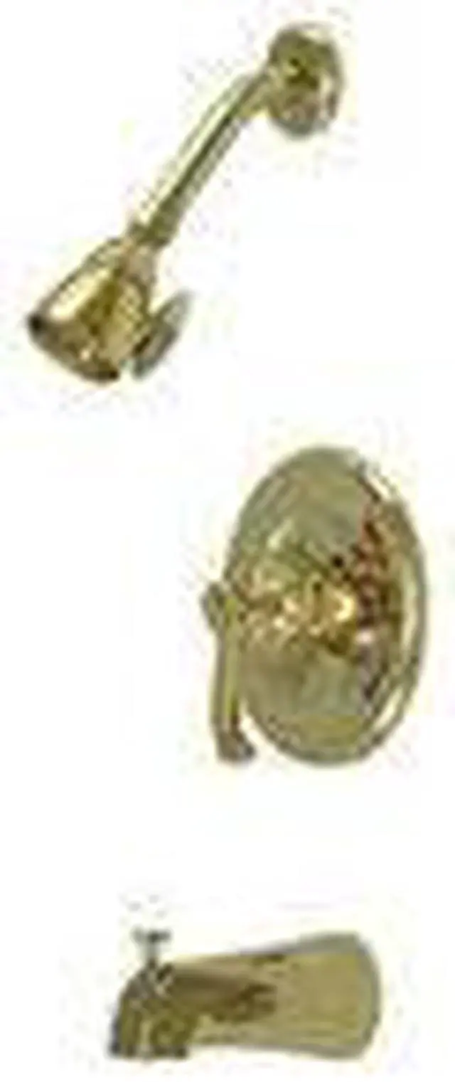 Alt view image 2 of 7 - Kingston Brass KB8632FL Tub and Shower , Faucet, Polished Brass