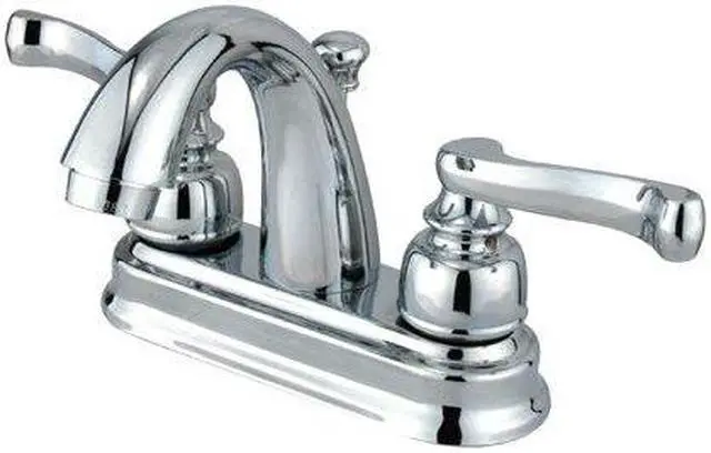 Alt view image 3 of 9 - Kingston Brass KB5611FL Two Handle 4" Centerset Lavatory Faucet with Retail Pop-