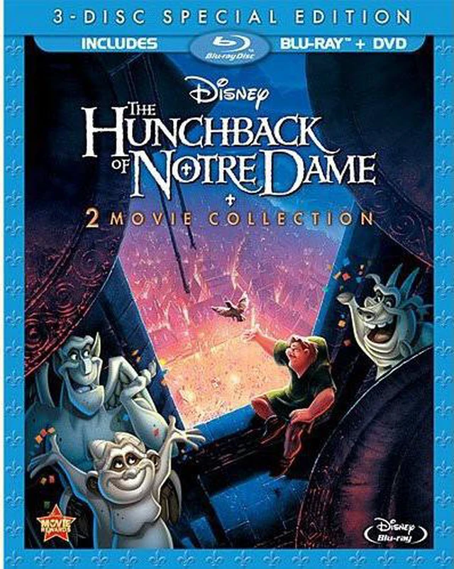 Main image of BUENA VISTA HOME VIDEO HUNCHBACK OF NOTRE DAME/HUNTCH OF NOTRE DAME 2-MOVIE COLLECTION (BR/DVD) BR109767
