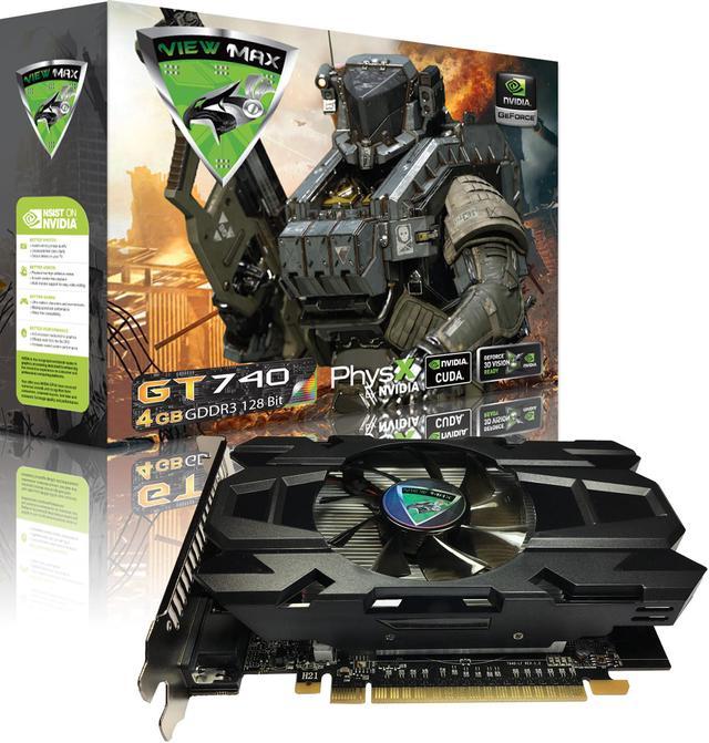 NVidia GeForce GT740 4GB DDR5 DVI VGA HDMI PCIe Graphics Card