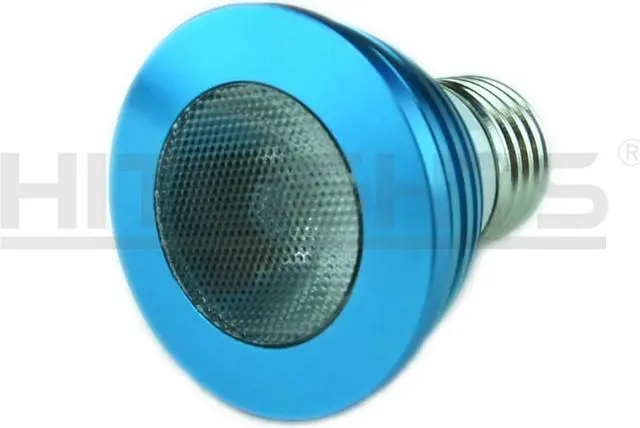 Alt view image 2 of 5 - HitLights 3 Watt Color-Changing LED Light Bulb with Remote, 16 Colors