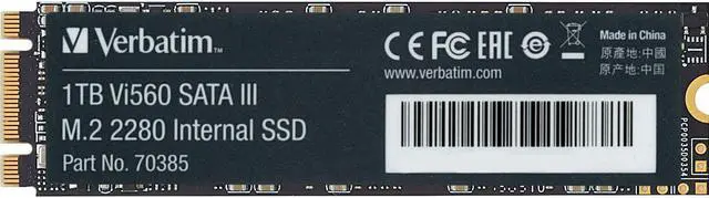 Alt view image 2 of 16 - Verbatim Vi560 1 Tb Solid State Drive - M.2 2280 Internal - Sata (Sata/600)