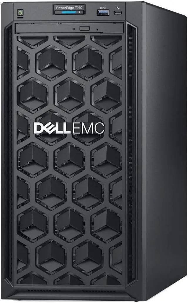 Alt view image 4 of 10 - Dell EMC PowerEdge T140 Xeon E-2224 8GB 1TB HDD NO OS Tower Server DY6VT