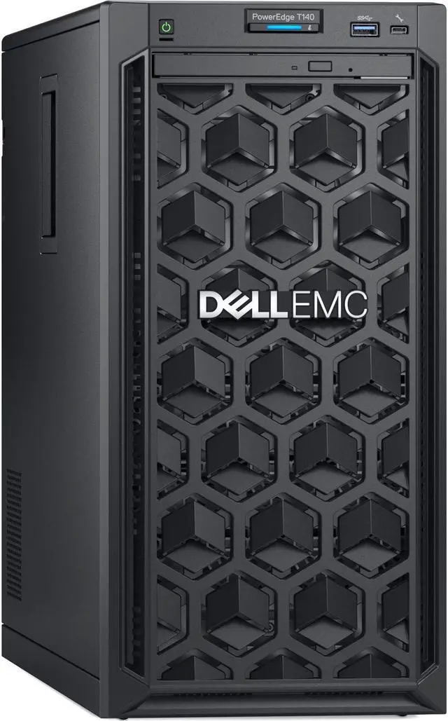 Alt view image 3 of 10 - Dell EMC PowerEdge T140 Xeon E-2224 8GB 1TB HDD NO OS Tower Server DY6VT