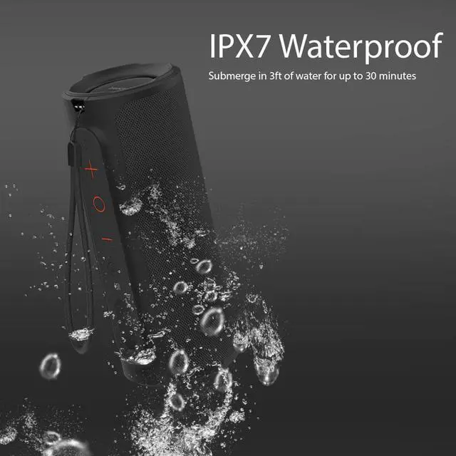 Alt view image 4 of 8 - VisionTek SoundTube Pro V2 Portable Bluetooth Speaker System - TrueWireless Stereo, 360° Circle Sound - Near Field Communication - Battery Rechargeable