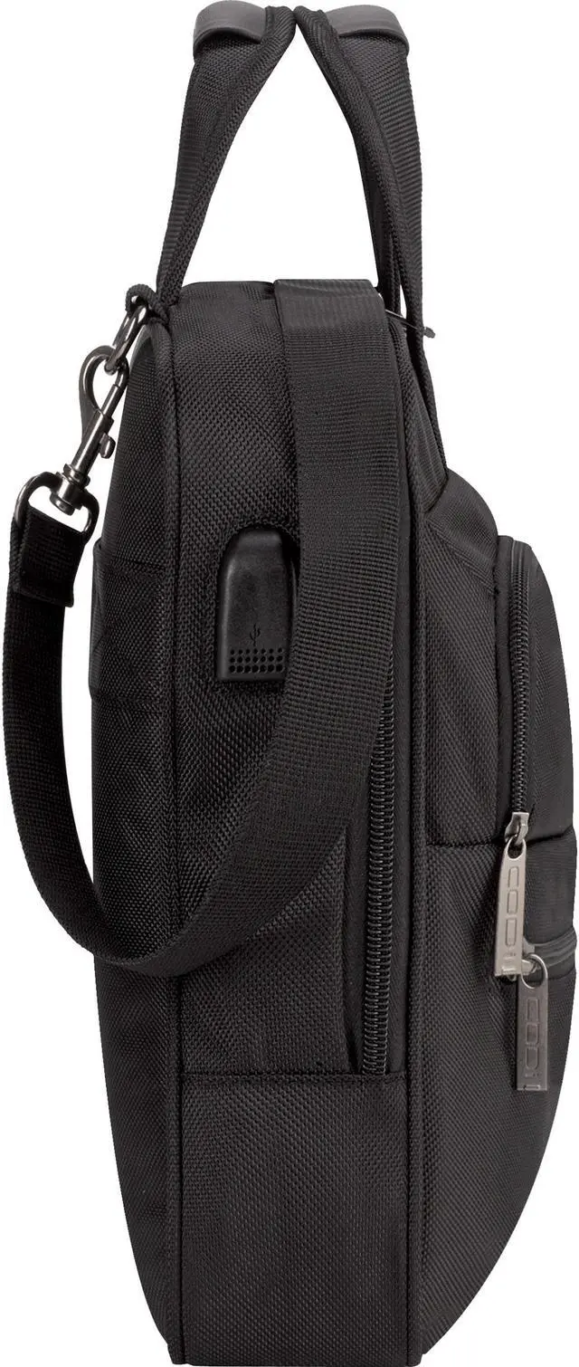 Alt view image 3 of 10 - CODi Fortis Carrying Case Briefcase for 15.6" Notebook Black FOR3004
