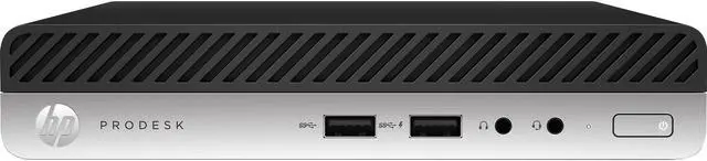 Alt view image 4 of 7 - HP ProDesk 400 G4 Mini Desktop Computer, Intel Six-Core i5-8500T, 8GB RAM, 256GB SSD, Windows 10 Pro (Renewed)