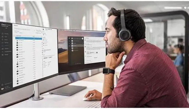 Alt view image 3 of 11 - Cisco Headset 730 HSWL730BUNAC