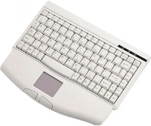 Alt view image 7 of 7 - SolidTek KB-540U White USB Wired Mini Keyboard with Built-in TouchPad