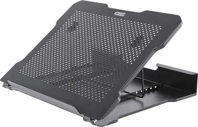 Alt view image 4 of 19 - Allsop 32147 Metal Art Adjustable Laptop Stand, Black