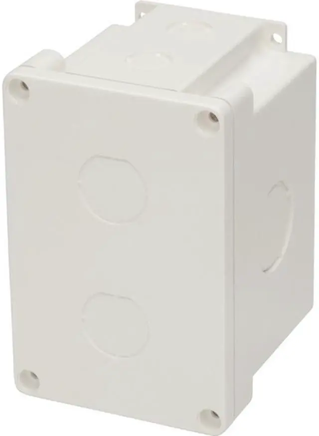 Alt view image 7 of 10 - Tripp Lite Waterproof Cat5e / Cat6 Electrical Junction Box 2 Cutouts Taa