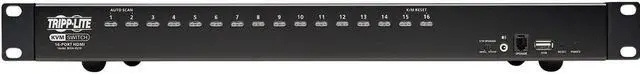 Alt view image 3 of 15 - Tripp Lite Hdmi/Usb Kvm Switch 16Port Audio/Video Usb Peripheral Sharing 1U