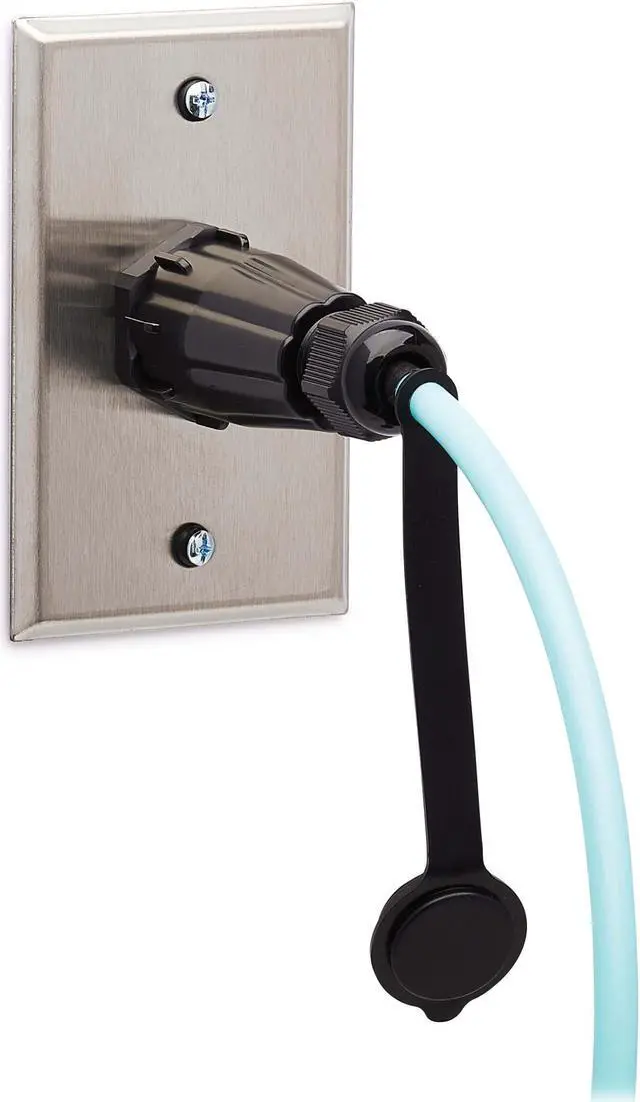 Main image of Tripp Lite N820-10M-IND 10Gb Rigid Industrial Duplex Multimode 50/125 OM3 Fiber Patch Cable (LC/LC) - IP68, Aqua, 10 m (32.8 ft.)