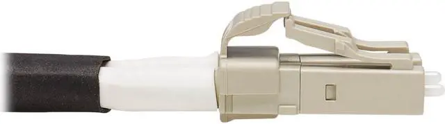 Alt view image 3 of 11 - Tripp Lite N820-10M-IND 10Gb Rigid Industrial Duplex Multimode 50/125 OM3 Fiber Patch Cable (LC/LC) - IP68, Aqua, 10 m (32.8 ft.)