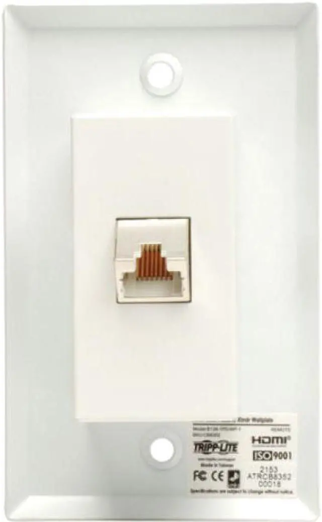 Alt view image 7 of 11 - HDMI OVER CAT5/CAT6 PASSIVE VIDEO EXTENDER REMOTE WALLPLATE TAA GSA