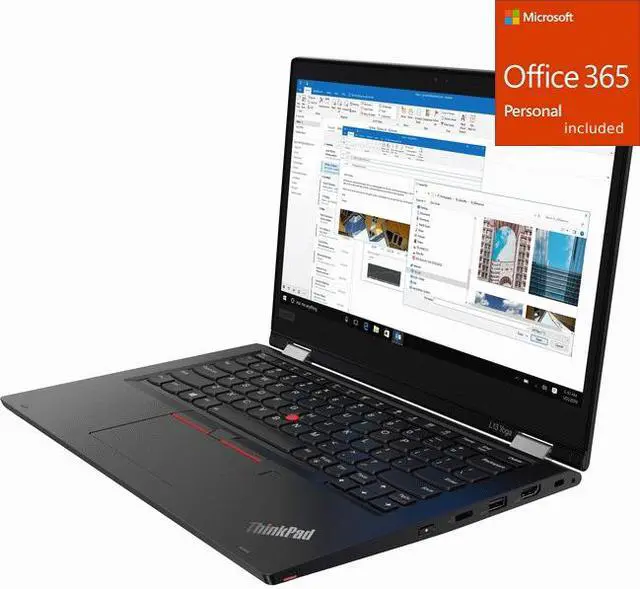 Main image of Lenovo ThinkPad L13 Yoga 20R5001SUS 13.3" Touchscreen 2 in 1 + Office 365 Bundle