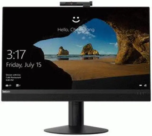 Alt view image 4 of 5 - Lenovo ThinkCentre M920z 10S60042US All-in-One Computer Core i5 i5-9400 8 GB RAM 256 GB SSD 23.8" 1920 x 1080 Desktop Business Black