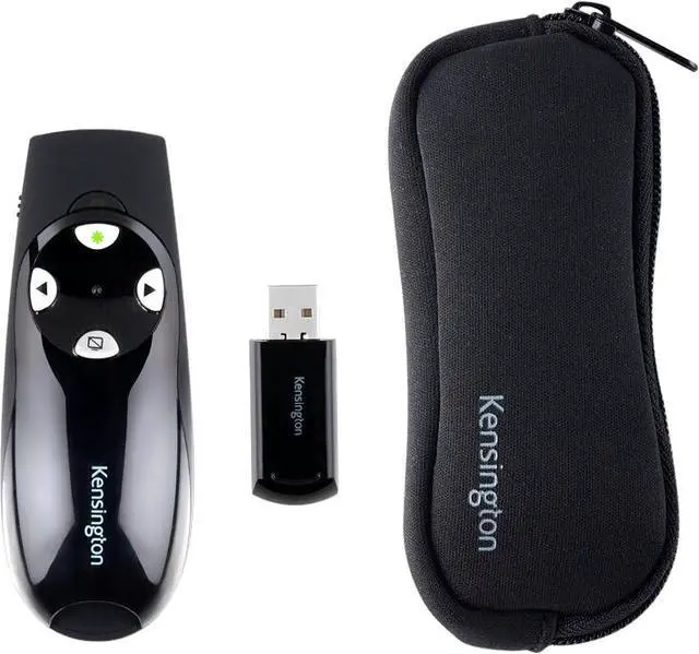 Alt view image 3 of 20 - Kensington Presenter Expert Wireless With Green Laser - Black