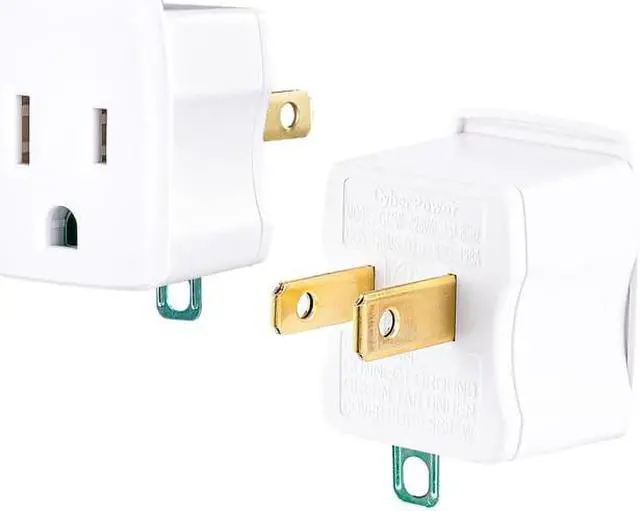 Main image of CyberPower GT1W2PK Power Plug - NEMA 1-15P - 125 V AC / 15 A - White