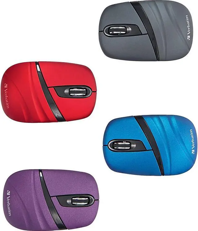 Alt view image 5 of 20 - VERBATIM CORPORATION 70705 WIRELESS MINI MOUSE - BLUE