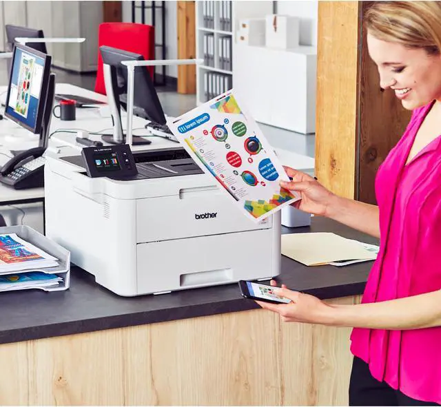 Alt view image 9 of 15 - Brother HL-L3270CDW Single-Function Color Laser