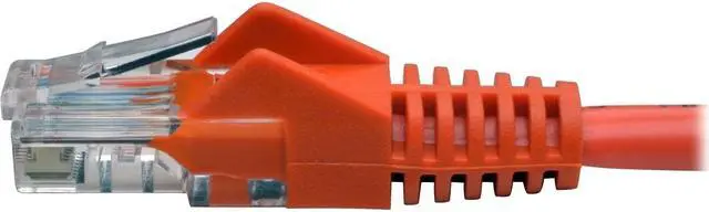 Alt view image 12 of 20 - Tripp Lite 5ft Cat5e 350 MHz Snagless Molded UTP Patch Cable (RJ45), Orange